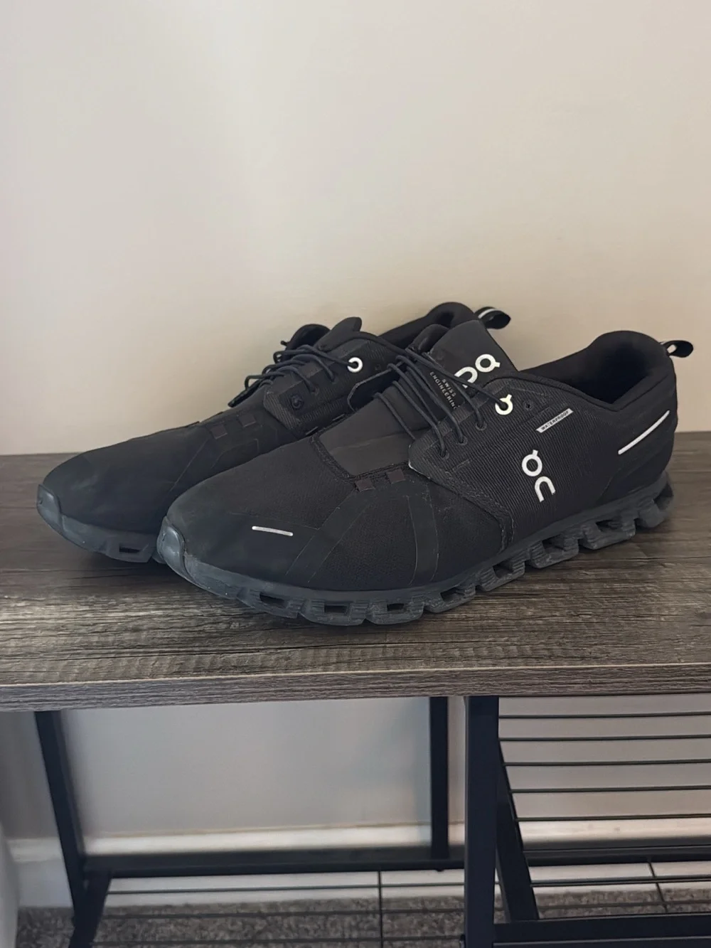 On Running Black Cloud Athletic Sneakers for Men